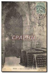 Postcard Folklore Old Vine Wine Harvest Reims Champagne cellars of Champagne ...