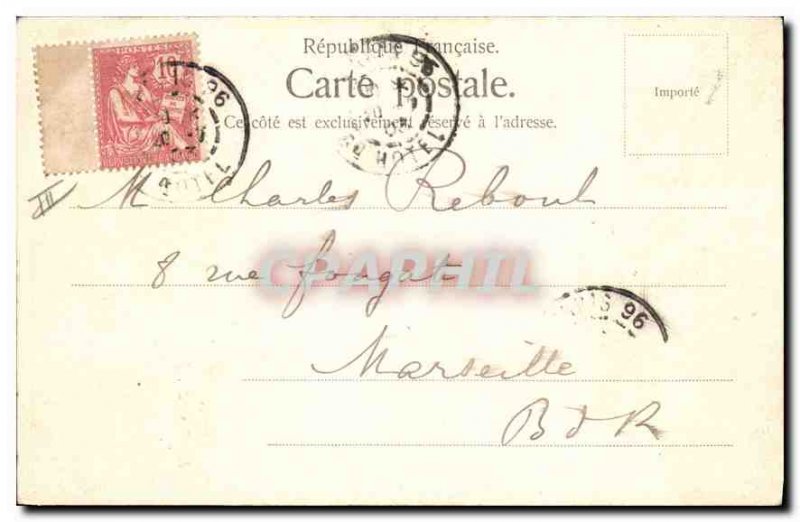 Old Postcard La Tour St Jacques Paris