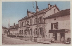 Darnieulles La Mairie Early Colour Children Noses on Window Postcard