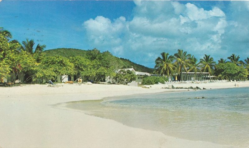 St Thomas, US Virgin Islands - Sandy Beach at Sapphire Bay Resort - pm 1976