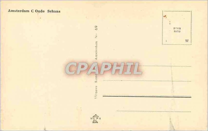 Postcard Modern Amsterdam Oude Schans C