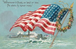 Decoration Day Postcard Vintage Raphael Tuck American Flag