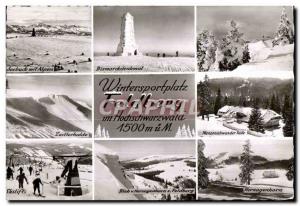 Postcard Old Bismarkdenkmal Wintersportplatz Felberg