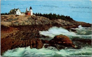 Maine Pemaquid Point Lighthouse 1954