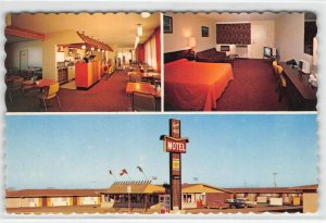 IMPERIAL 400 MOTEL Prince Albert, Canada Roadside ca 1960s Vintage Postcard