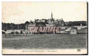 Old Postcard Chantilly Chateau De Vue Generale