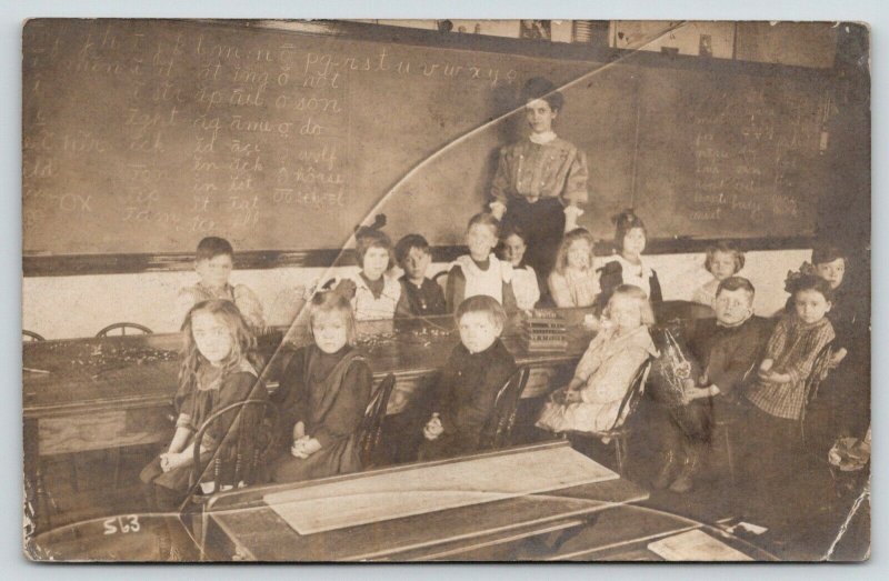 RPPC Teacher15 KindergartenersBlackboard w/ABCsPhonicsDiacritical Marks1910