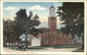 Potsdam NY Central Fire Station c1920 Postcard