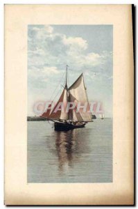 Old Postcard Fishing Boat