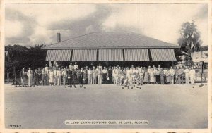 DeLand Florida Lawn Bowling Club Vintage Postcard AA65991