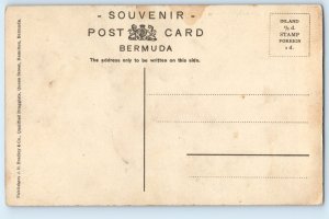 Bermuda Postcard S.S. Bermudlan Passing Two Rock Passage c1910 Antique
