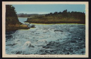 Canada New Brunswick Saint John Rapids at Reversing Falls ~ WB PECO