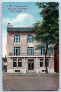 Cedar Rapids Iowa IA Postcard Young Women Christian Association Front View 1912