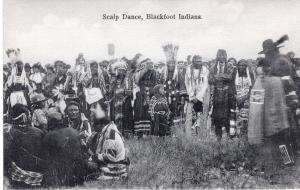 Scalp Dance, Blackfoot Indians, 1908