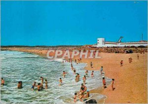 Postcard Modern Espinho (Portugal) View of the pool and PLage