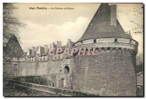 Old Postcard Pontivy Chateau de Rohan