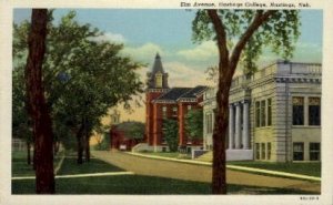 Elm Avenue, Hastings College in Hastings, Nebraska