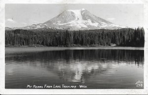 RPPC: Mt Adams from Lake Takhlkh, Washington, mint Ellis #258 (PC1664)