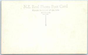 RPPC  AUCKLAND, NZ  New Zealand   THE UNIVERSITY Real Photo  Postcard