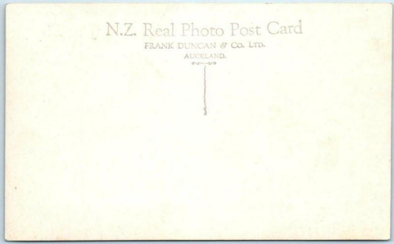 RPPC  AUCKLAND, NZ  New Zealand   THE UNIVERSITY Real Photo  Postcard