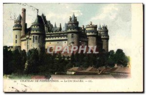 Old Postcard Chateau de Pierrefonds East North Coast