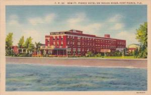 Florida Fort Pierce New Fort Pierce Hotel On Indian River Curteich