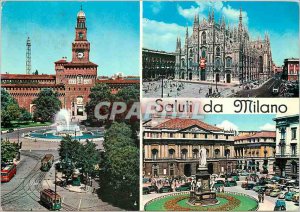 Postcard Modern Saluti da Milano