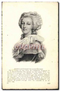 Old Postcard Marie Antoinette d & # 39Autriche