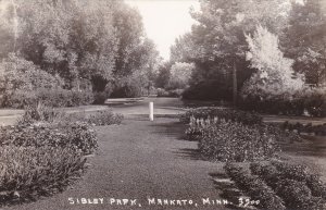 Minnesota Mankato Sibley Park Real Photo