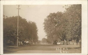 Alamo California CA Road Scene Contra Costa County c1910 Real Photo Postcard #2