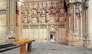 St John Church of the Kings and Francisca Monastery Toledo Spain Writing on b...