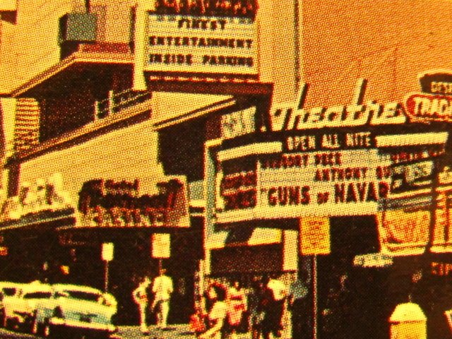 1950's Las Vegas, Nevada-Fremont St.-Street Scene