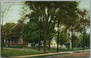 GLOVERSVILLE NY FIRST AVENUE ANTIQUE POSTCARD