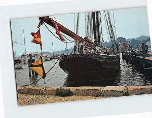 Postcard L. A. Dunton of Boston At Mystic Seaport Mystic Connecticut USA