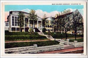 Mary Baldwin Seminary, Staunton VA