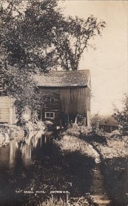 Postcard RPPC Canal Path Antrim NH 1913