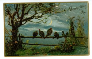 Greeting - Thanksgiving. Artist: R J Wealthy (unsigned, chip)