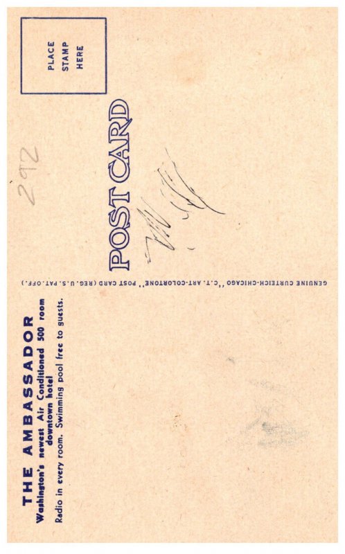 Washington D C   The Ambassador