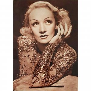 Marlene Dietrich Singer Movie Actress War Humanitarian Postcard