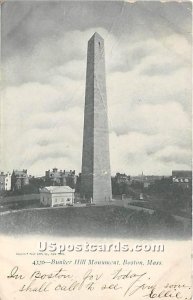 Bunker Hill Monument - Boston, Massachusetts MA  