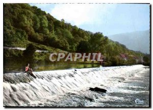 Postcard Modern Clerval Doubs Dam on the Doubs