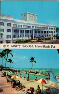 USA The White House Miami Beach Florida Chrome Postcard C006