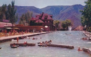 Swimming Pool with Hot Mineral Water - Glenwood Springs CO, Colorado - pm 1956