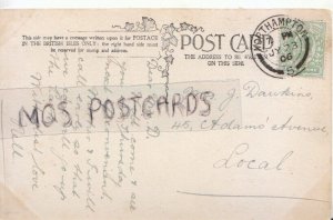Genealogy Postcard - Dawkins - 45 Adams' Avenue, Northampton - Ref. R522