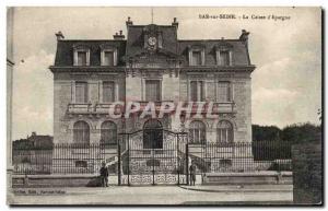 Bar Seine sue - The Caisse d'Epargne & # 39 - Old Postcard