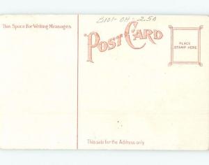 Divided-Back TEMPLE SCENE Cleveland Ohio OH c6517