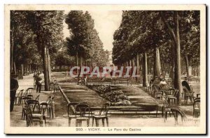Old Postcard Vichy Le Parc Du Casino
