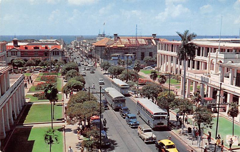 King Street Looking Towards Harbor Jamaica Unused 