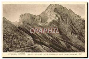 Old Postcard Around Bareges Tourmalet Pass Road passable