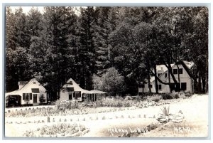 Garberville California CA Postcard RPPC Photo Redway Lodge Redwood Highway c1950